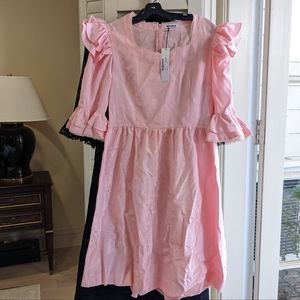 Batsheva pink dress NWT 12